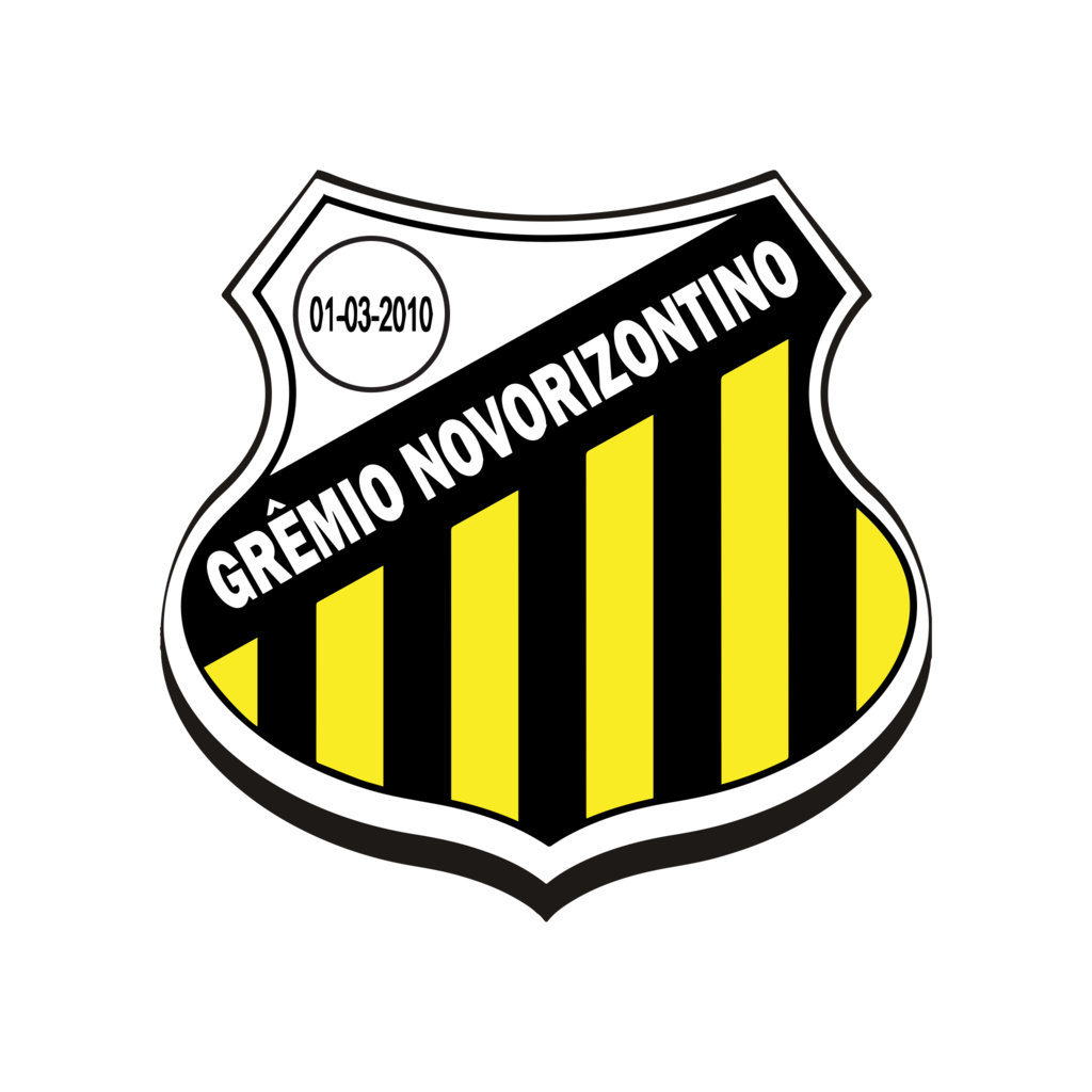O logotipo exclusivo do time de futebol do Grêmio Novorizontino