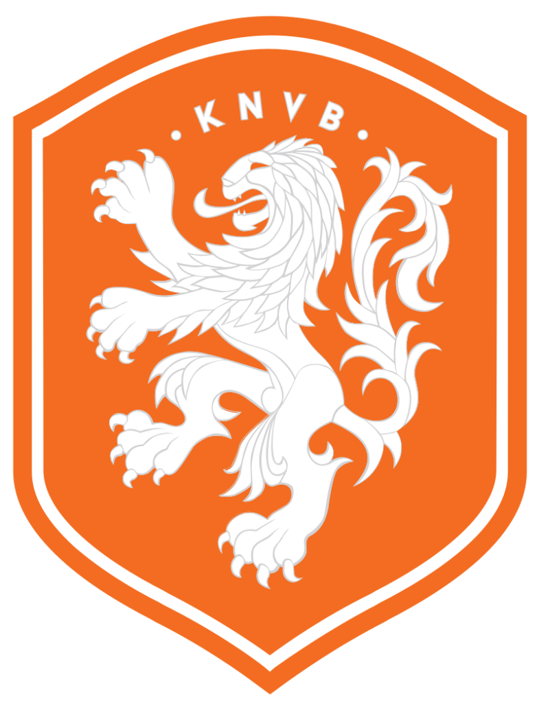 A insígnia dos Países Baixos simboliza o trabalho de equipa