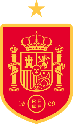 O logótipo de Espanha simboliza a sua longa história no futebol. 