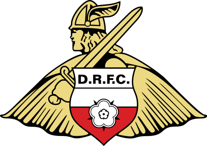 O símbolo da vitória do Doncaster Rovers